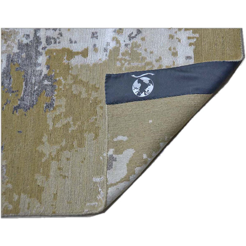 Area Rug in Brown/Gray, Rectangle 4' x 6'