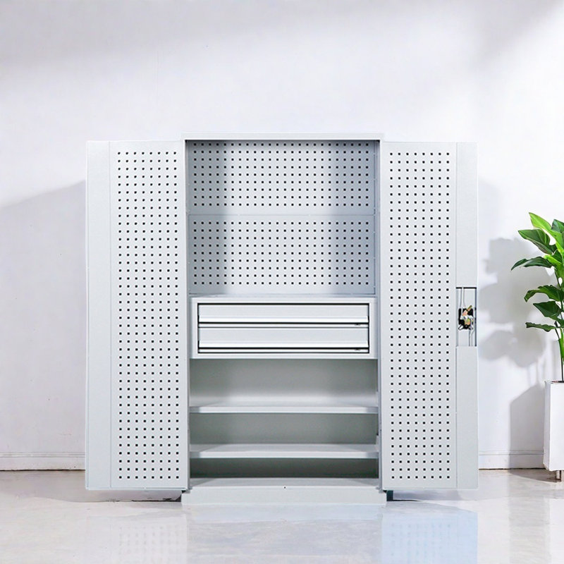 Multi-functional Large Capacity Garage Lockers, White