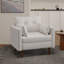 Fauteuil club en polyester capitonné l 34,5 po Ariahana-1084297763