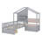 Olhouser Kids Twin House Bed with Drawers-287405507