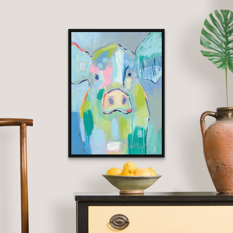 « Millie » par Kait Roberts-impression sur toile, Toile avec cadre noir, H 26 po x l 20 po x P 1,75 po