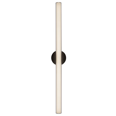 Tole 36-in Black dimmable LED Wall Sconce