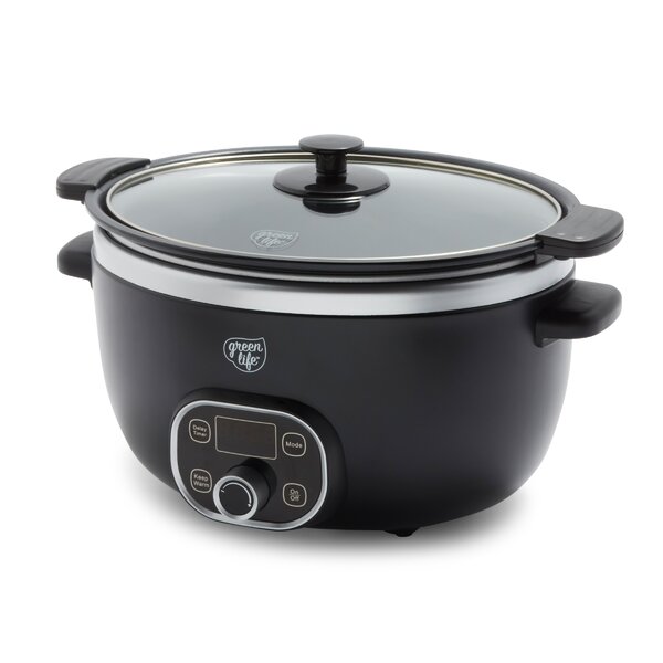  West Bend Slow Cooker Large Capacity Non-stick Variable  Temperature Control, 5-Quart, Blue & Slow Cooker Large Capacity Non-stick  Variable Temperature Control, 6-Quart, Red : Clothing, Shoes & Jewelry