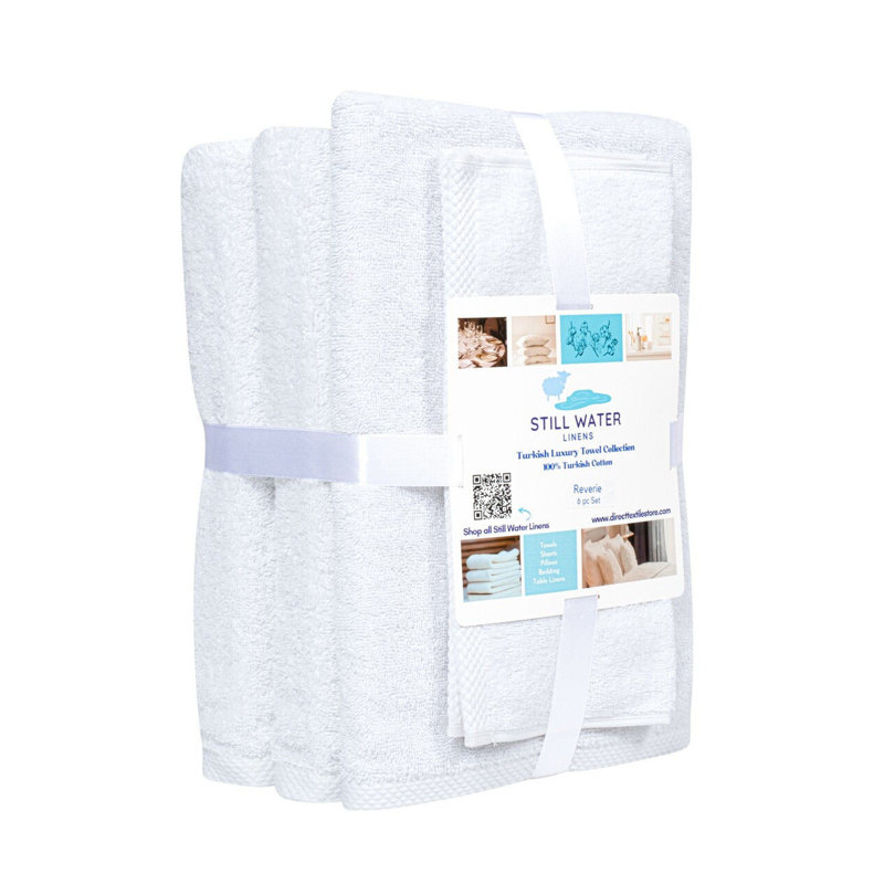Ensemble de serviettes Reverie Luxury Turkish, 6