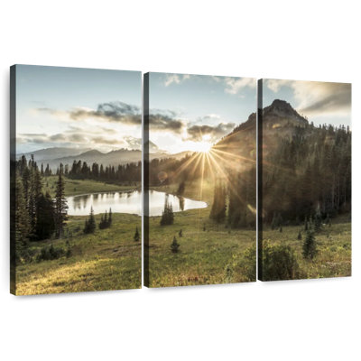 Alvord Mount Rainier Sunset Rays