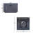 Outdoor Patio Propane Fire Pit 24'' H X 33'' W Square Iron Gas-Burning Fire Pit - 50,000 BTU, Tank In Side, Dark Grey-1275966135