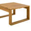 Ensemble de canapé modulaire d'extérieur 5 pièces en acacia