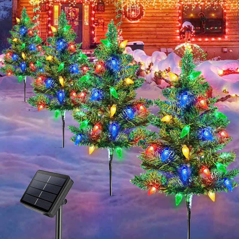 Piquet de jardin arbre de Noël