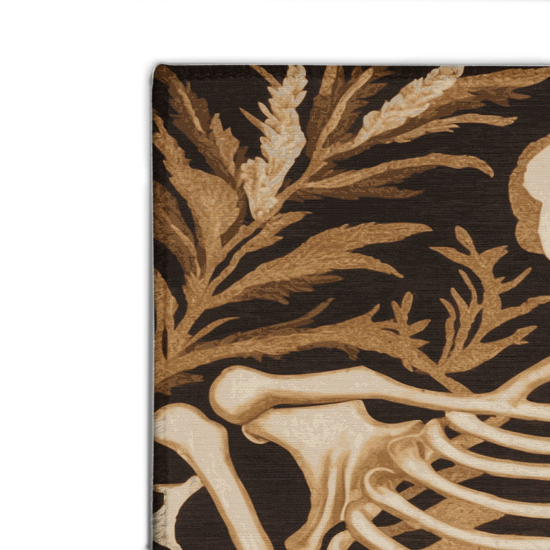 Tapis intérieur et extérieur noir Nature, Rectangulaire 2 pi x 3 pi