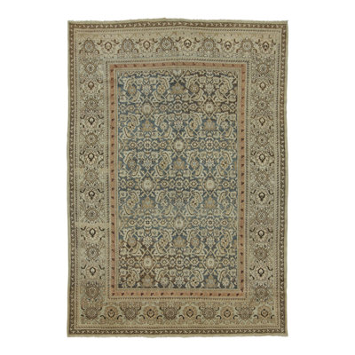 Antique One-of-a-Kind 6'8" x 9'3" Hand Knotted Area Rug