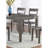1Pc Contemporary Dining Table Rectangular Wood Base Gray Finish Wooden Dining Room Furniture