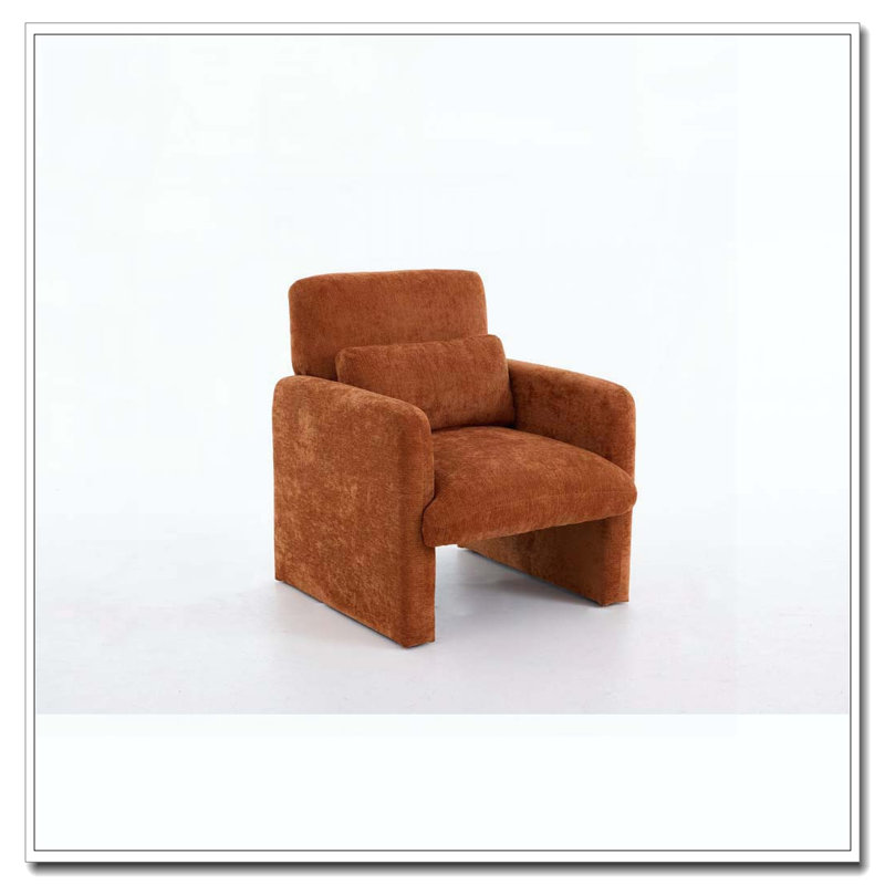 Chaise d'appoint moderne, Orange