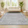 Modern Persian Vintage Moroccan Traditional Gray/Blue Rug