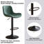 Ensemble de 4 chaises pivotantes à hauteur réglable et à conception moderne pour îlot de cuisine-716572410