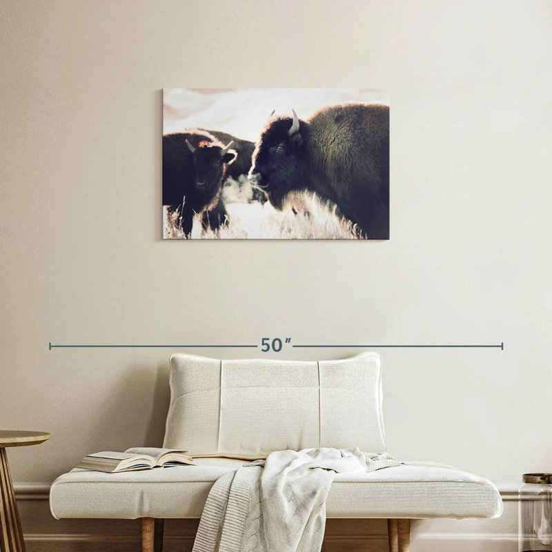 Brampt Buffalo Pasture, 20" H x 30" W