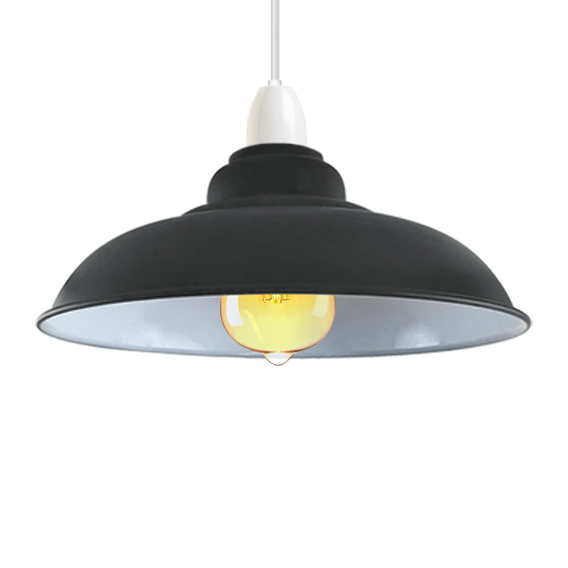 Violetta 13.5cm H Metal Bell Lamp Shade ( Uno ), Gray