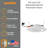 7.33'' Selectable Color Temperature LED Retrofit Recessed Lighting Kit