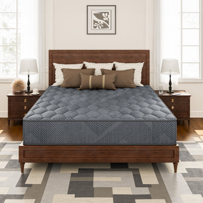 	 Peckover 8/10/12 in. Anti Static Firm Cooling Breathable Gel Memory Foam Hybrid Mattresses with CertiPUR-US, OEKO-TEX Certified