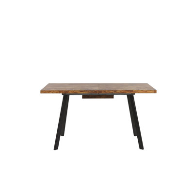 Plante Extendable Metal Base Dining Table