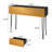 39.4'' Modern Console Table Entryway Table with Two Drawers for Hallway & Behind-Couch Storage