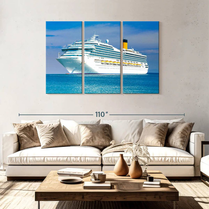 Mehar Large Ship, 48" H x 74" W