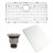 Nantucket Sinks' AW-PS-3219-16 All Weather Prep Station Small Radius Undermount Stainless Sink with Accessories