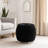 Conover Glamorous Velvet Round Storage Stool with Cushioned Seat – Vanity Stool or Foot Stool with Hidden Compartment – Backless Accent Stool for Compact Seating in Living Room, Bedroom, or Home Décor – Black-1281081067