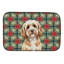Tapis de vaisselle Cavapoo Christmas PoinsettIas