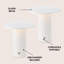 Gio 7.5" Modern Minimalist Column Rechargeable/Cordless Dimmable Integrated LED Table Lamp with Touch Sensor-115993510