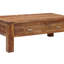 Shaman Solid Wood Four Leg Coffee Table with Storage
