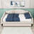 Full Upholstered Daybed with Twin Size Trundle