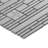 Brushed Nickel Jeweling Pattern Stainless Steel Mosaic Sheet Tile By Modket