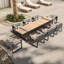 Cambusa Outdoor 9 - Piece Dining Set with Cushions