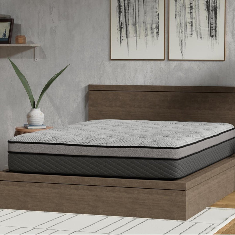 Matelas mi-ferme avec ressorts ensachés, 12, Grand
