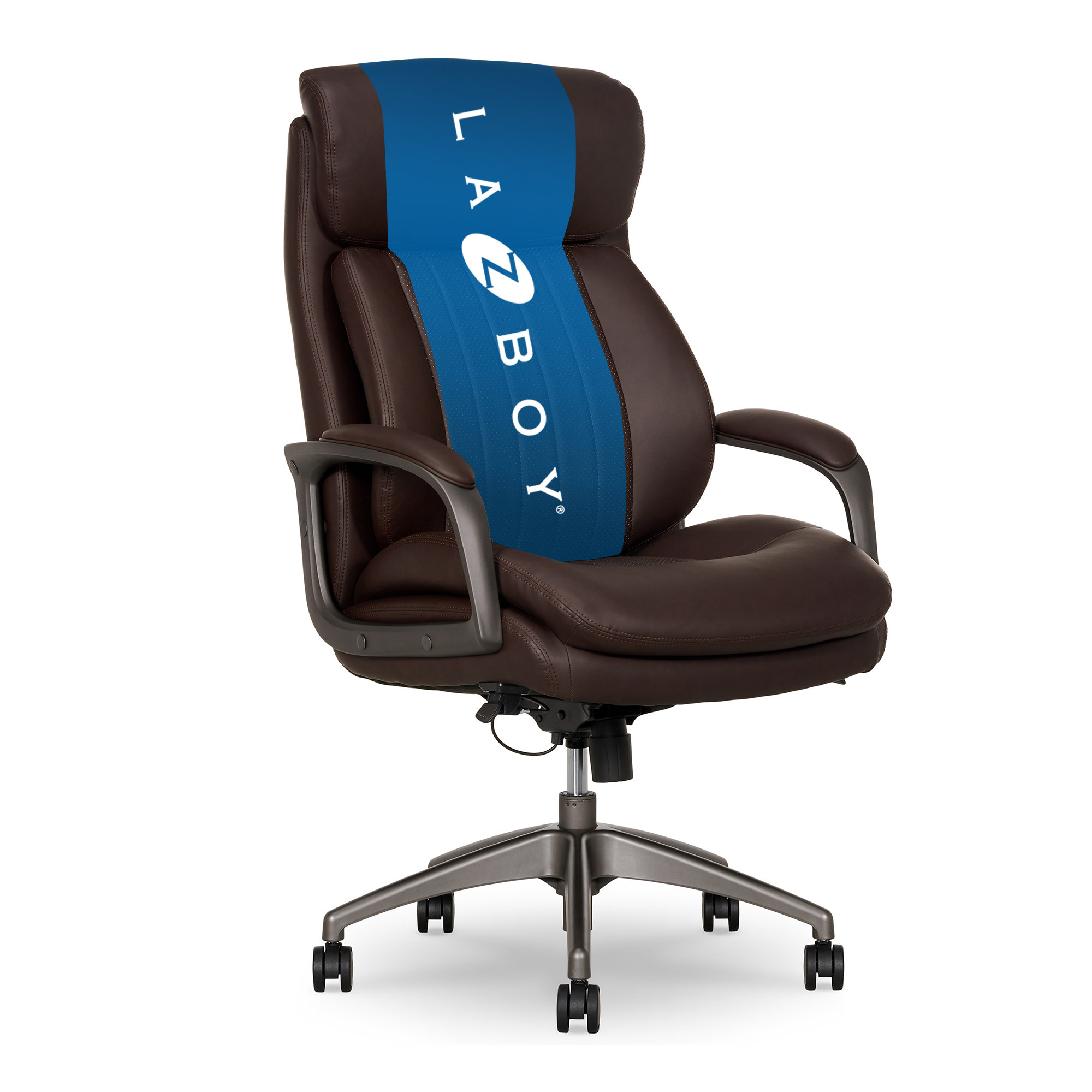 La-Z-Boy Nova Vegan Leather High Back Modern Executive Chair Ergonomic ...