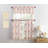 Carriere Floral Semi-Sheer Rod Pocket Kitchen Curtain Set