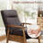 Penning Walnut Breathable Leather Push-Back Recliner-102834353