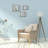 Steger 3 Piece Metal and Wood Shelf