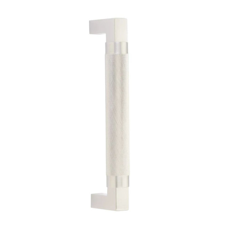 Emtek Hercules Knurled Glass Shower Door Pull 8-in, (GBTB), French Antique
