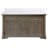 Fossen 60" Double Bathroom Vanity Set with Weathered Gray Cabinet and Engineered Marble Countertop-352821072-314186954
