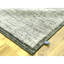 12'2" x 15'0" Grey with Black Oxidized Grass Design Hand Knotted Pure Wool Rug