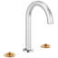Kintsu® Widespread Lavatory Faucet with Arc Spout-60131087-114180365-114180363