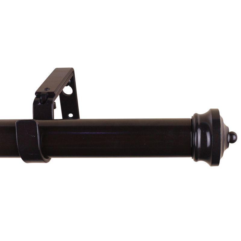 Tringle à rideaux simple Ariol, 84" - 120", Bronze frotté à l'huile