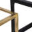 Set of 2 5 and 7" Metal Open Square Object - 7" x 7" x 7"