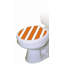Adhésif décoratif pour siège de toilette à rayures College-52370320