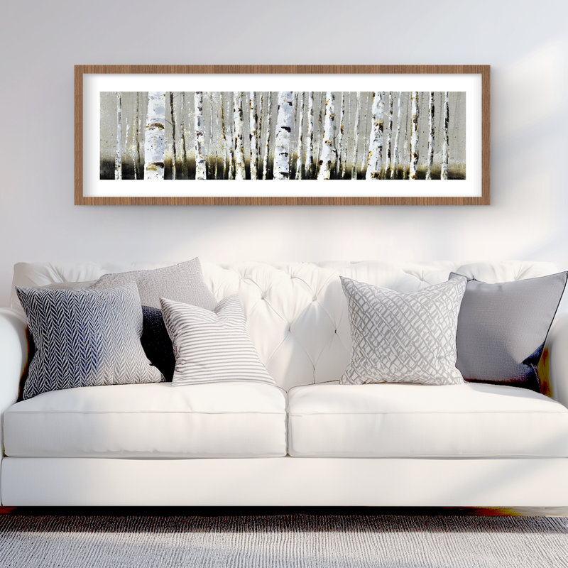 Winter Forest Landscape - reproduction encadrée pour la décoration intérieure