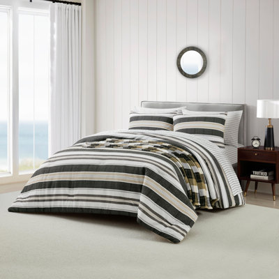 Ensemble de lit 8 pièces Nautica Prospect Harbor Gray