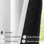 Doublure de rideau isolante et insonorisée et matelassée 100% blanc-grisâtre occultant-97937717