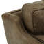 Fauteuil en cuir véritable Burr