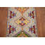 Tapis de couloir géométrique en laine traditionnel 3 x 12